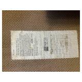 Mid-Century Cross-Leg Ottoman Footstool - Black Leather, 16 in H x 22 in W & Floor Rug