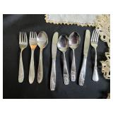 Stainless Flatware Set 8-Piece with Animal Motif Handles The Netherlands Mark