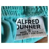 Clothing Inc Shorts & Alfred Dunner Turquoise Elastic-Waist Pants - Women