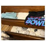Large Lot of T Shirts Inc NFL Team Apparel T-Shirts - Assorted Colors (Medium) & Socks