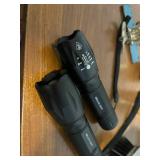 RadioShack Digital Answering System, Sony Headphones, GearLight Flashlights & Vintage Decor Lot - bureau not inc