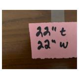 Lane Nightstand - Mid-Century Modern Walnut 2-Drawer Bedside Table