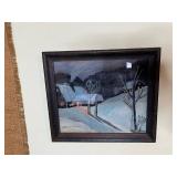 La Crosse Clock & Tribal Burlap Wall Hangings