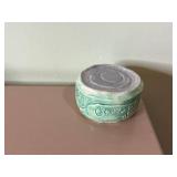 Royal Haeger USA 153 Green Glazed Leaf-Shaped Dish & Vintage Ceramic Pots