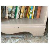 Pink Wood Bookcase - 36 in H x 28 in W x 11 in D - books not inc