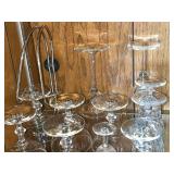 Clear Glass Stemware - Wine Glasses & Champagne Flutes, Assorted