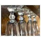Clear Glass Stemware Set - Wine Glasses & Champagne Flutes, Assorted Sizes