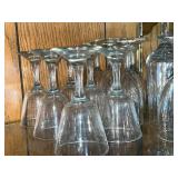 Clear Glass Wine Glasses Stemware Set