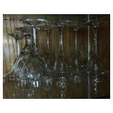 Wine Glasses Stemware - Clear Glass (Assorted Tall Stems)