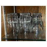 Clear Glass Tumblers - Assorted Drinking Glasses Set
