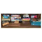 Jigsaw Puzzles & Board Games - ColorKu 1000-Piece, County Fair 300, Mille Bornes, Cribbage - completeness unverified