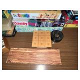 Jigsaw Puzzles & Board Games - ColorKu 1000-Piece, County Fair 300, Mille Bornes, Cribbage - completeness unverified