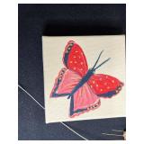 Moose Lodge Miniatures Set - Rustic Cabin, Birdhouse, Tiles & Candle Tools