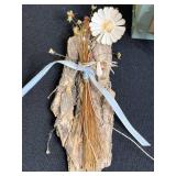 Moose Lodge Miniatures Set - Rustic Cabin, Birdhouse, Tiles & Candle Tools