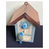 Moose Lodge Miniatures Set - Rustic Cabin, Birdhouse, Tiles & Candle Tools