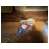 Wooden Two-Door Wardrobe Cabinet with Shelves - Craft Supplies Inside