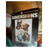 Wooden Two-Door Wardrobe Cabinet with Shelves - Craft Supplies Inside