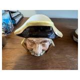1968 Besweck Pirate Head - Vintage Trinkets & Collectibles Lot