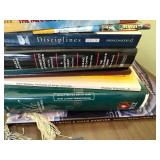 Decorative Glass Candle Holders & Books - Home Decor Lot