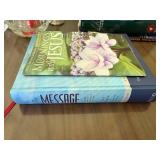 Decorative Glass Candle Holders & Books - Home Decor Lot