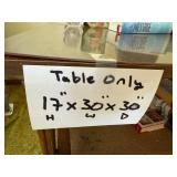 Wooden Coffee Table - 17 x 30 x 30 (H x W x D)