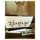 End Table With Drawer - Wood 22 x 18 x 22 in