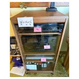 Technics Vintage Stereo Console Cabinet - Multi-Component System (38x19x17)