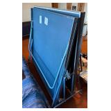 Ping Pong Table - Foldable On Wheels, Blue Frame