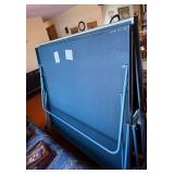 Ping Pong Table - Foldable On Wheels, Blue Frame