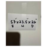 Whirlpool Upright Freezer 57 in H x 23.5 in W x 26 in D