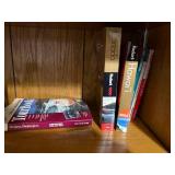 Vintage Toy Trains and Travel Guides Collection - Wooden Trains, Carriages, Books - Bookcase Not Inc