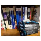 Vintage Toy Trains and Travel Guides Collection - Wooden Trains, Carriages, Books - Bookcase Not Inc