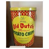 Holland America Line Memorabilia Set: 150 Years Coasters w CoAs, Parrot Statue, Old Dutch Tin