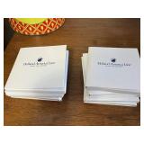 Holland America Line Memorabilia Set: 150 Years Coasters w CoAs, Parrot Statue, Old Dutch Tin