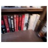 Oak Wood 4-Door Bookcase Cabinet with Locking Doors & Tons of Books Inc!