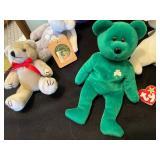TY Beanie Babies Collection - Assorted Plush Bears with Viking Theme & Tags
