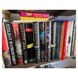 Vince Flynn Thriller Collection - Assorted Paperback Books on Shelf
