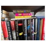 Vince Flynn Thriller Collection - Assorted Paperback Books on Shelf