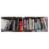 Assorted Mystery & Thriller Books on Shelf - Vintage & Modern Titles
