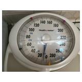 Health o meter Scale with ProSpirit Purple Ankle Weights - 2-Piece Set