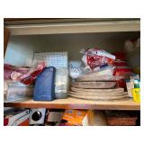Assorted Towels & Cleaning Supplies - Cabinet Stock
