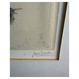 Jan Boon Snail Study Framed Print & 3 Stained Glass Plastic Ornaments