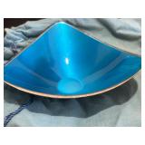 Reed & Barton 241 Enamel Bowls - 2-Piece Set, Red & Blue