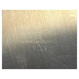 Three-Piece Silver-Plate Serving Tray Set - Ornate Floral Edge