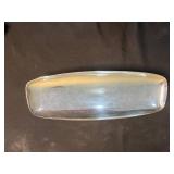 Three-Piece Silver-Plate Serving Tray Set - Ornate Floral Edge