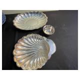 Reed & Barton Shell-Pattern Silver Plate Serving Dishes (Lot of 3)