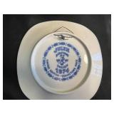 Rörstrand Sweden Blue & White Collector Plates - Limited Edition 1970s (Lot of 10)
