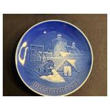 Bing & Grøndahl Christmas Plates - Blue & White Juleaftener Assortment (1916-2010)