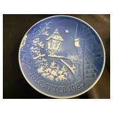 Bing & Grøndahl Christmas Plates - Julegaven Series Blue & White (Denmark)