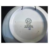 Bing & Grondahl Blue Transferware Christmas Plates Set (Denmark)